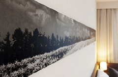 客室のアートワーク